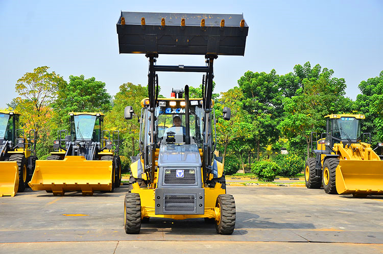 XCMG Official Wheel Backhoe Loader 2.5 ton mini back hoe loaders XC870K for sale